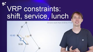 Vrp Constraints Shift Length, Service Time And Lunch Breaks