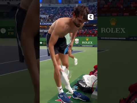 😲 La vilaine ampoule au pied de Valentin Vacherot #tennis #masters1000