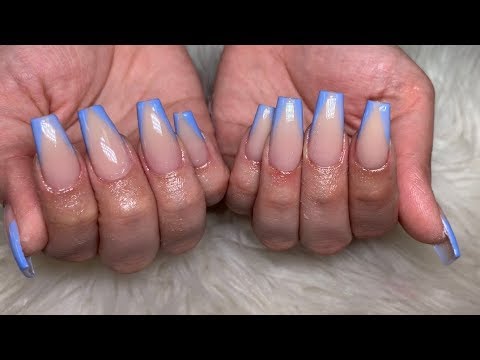 V French Acrylic Nails Youtube