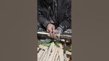 Paint Brush Handle #shortfeed #woodturning