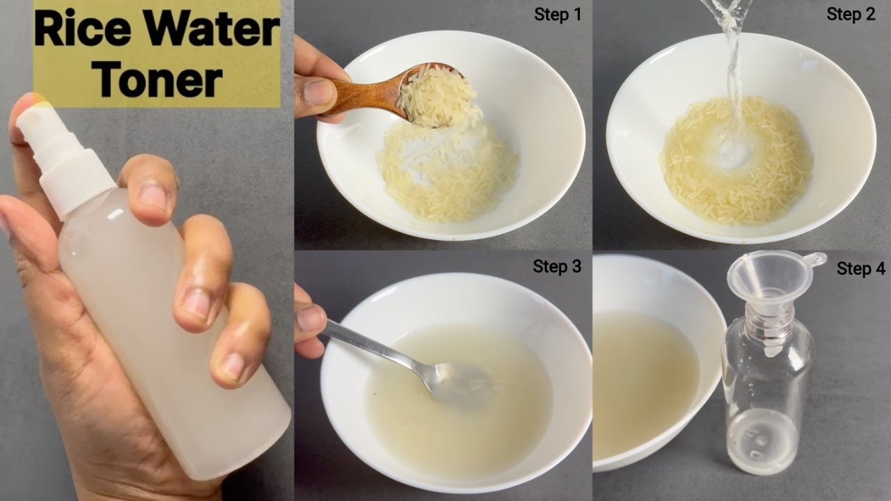 Homemade Fermented Rice Water Toner #skincare #beautytips - YouTube