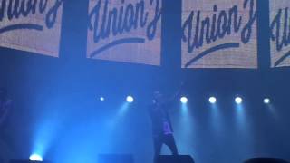 Union J live in Lisbon, Portugal - Where Are You Now (first row)