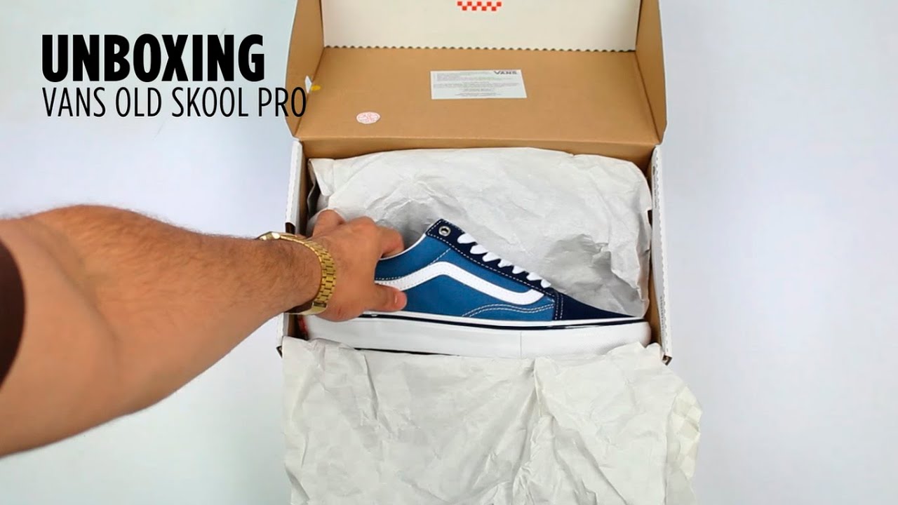 UNBOXING VANS OLD SKOOL PRO I WILLIAN RADICAL