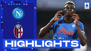 Napoli-Bologna 3-2 | Osimhen back to scoring ways in Naples: Goals & Highlights | Serie A 2022/23