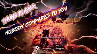 CCB GAMING|| NOBODY COMPARES TO YOU # THUMB PLAYER # PUBG MONTAGE # PUBG MOBILE screenshot 2