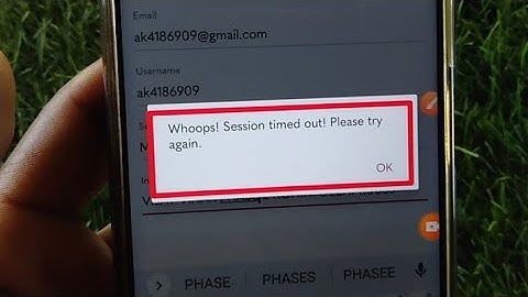 How to fix Whoops! Session timed out! Please try again. problem solve in poshmark