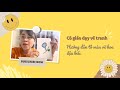 Cô giáo dạy vẽ tranh | Hướng dẫn tô màu vẽ hoa đậu biếc