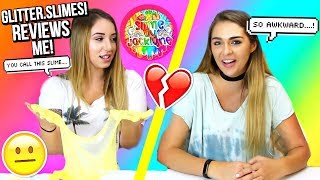 GLITTER.SLIMES REVIEWS MY ETSY SLIME SHOP!! *DOES SHE HATE IT Nichole Jacklyne!*
