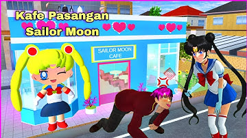 A Day in the Life in Sailor Moon Cute Coffee and Cake Café in Sakura School Simulator 