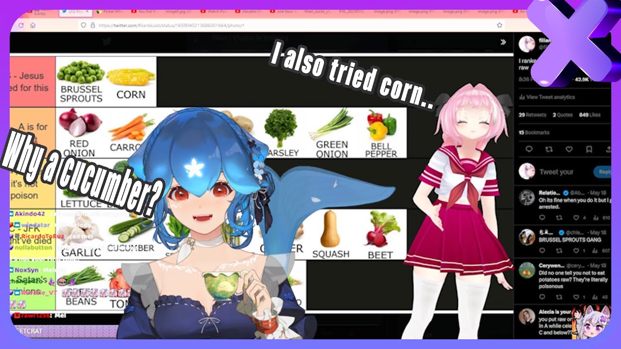 Filian Tells Bao That She Used A Cucumber For The First Time