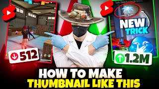 How To Make 😍 Viral Shorts Thumbnail 🔥 | Editing Tutorial 😎 | Free Fire Viral Thumbnail Tutorial 