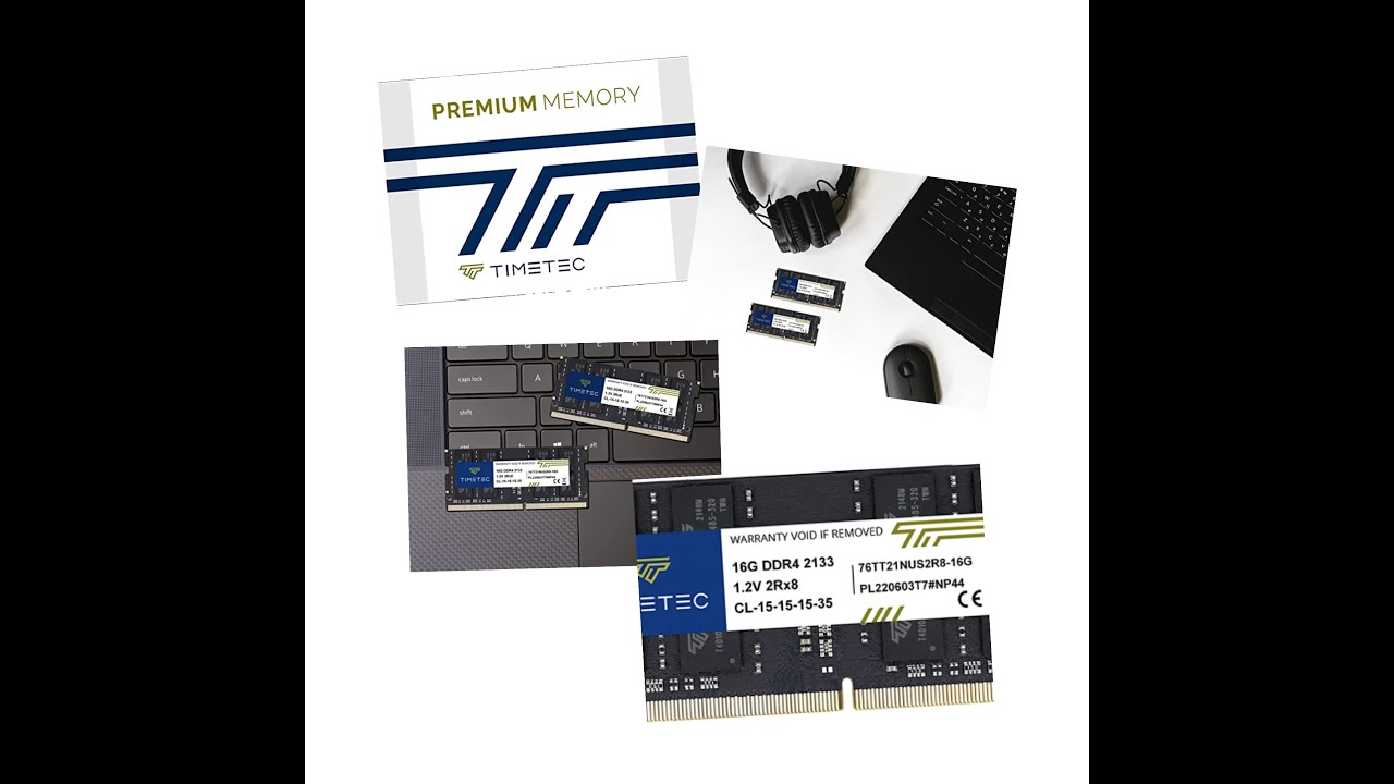 Open box of Timetec 16GB RAM DDR4 - Dell latitude Laptop E5470