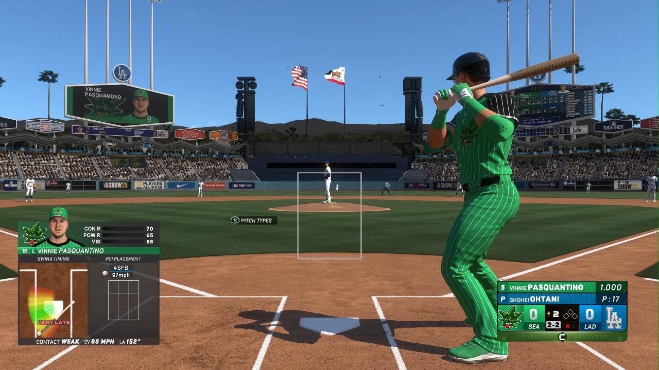 MLB The Show 25 No Doubt Homerun⚾ new camera