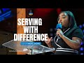 Serving with difference  sister mical ekofo