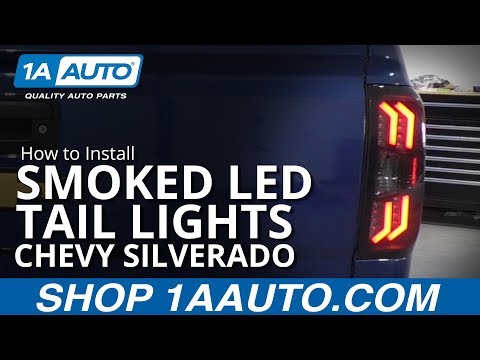 How to Install Smoked LED Tail Lights 14-15 Chevy Silverado