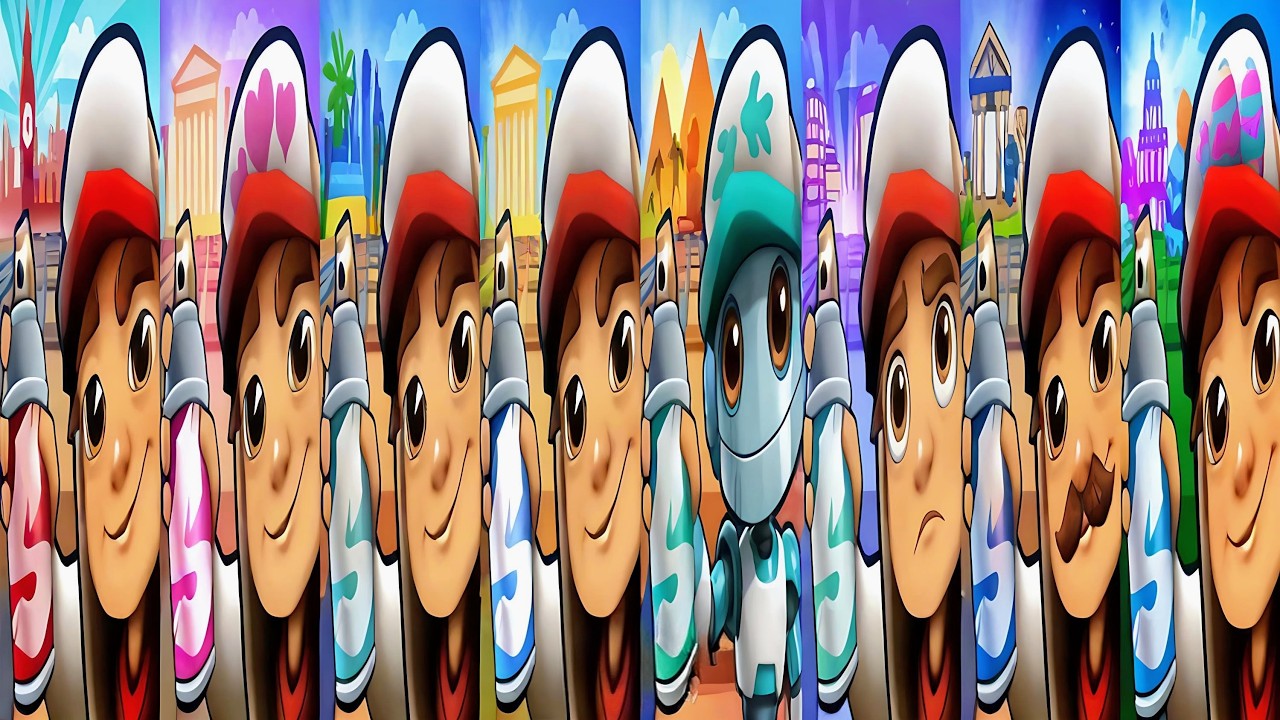 Subway Surfers : London Lucky Creatures 2026 🆚 Love Odyssey 2024 🆚 Buenos Aires 2023 🆚 Greece 2022