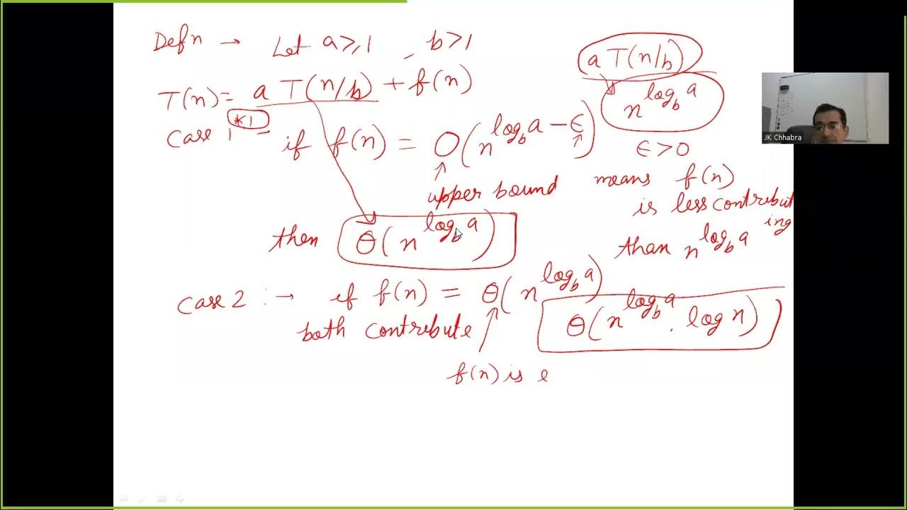 Algo L07: Master Theorem for Time Complexity Analysis - YouTube