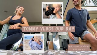 TOMMY VLOGS OUR DAY {life in hawaii, jack comes to pilates !!!}