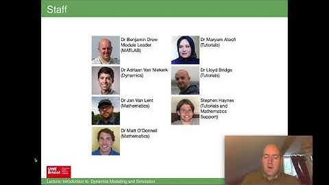 Introduction to Dynamics Modelling and Simulation