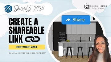 SketchUp 2024 | How to share your SketchUp File with a Link