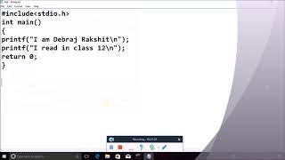 Run C programming in Linux Terminal