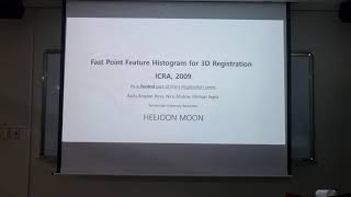 [AIRLAB@KHU 논문세미나] Fast Point Feature Histograms(FPFH) for 3D Registraion