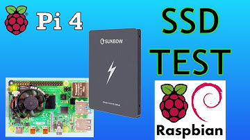 Raspberry Pi 4 SSD test USB 3 boot Raspbian OS speed test vs micro SD