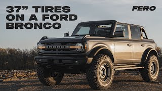 37' Toyo Tires on 6G Ford Bronco with Fifteen52 Wheels and RPG Perch Collars  Our First Mods by TMX