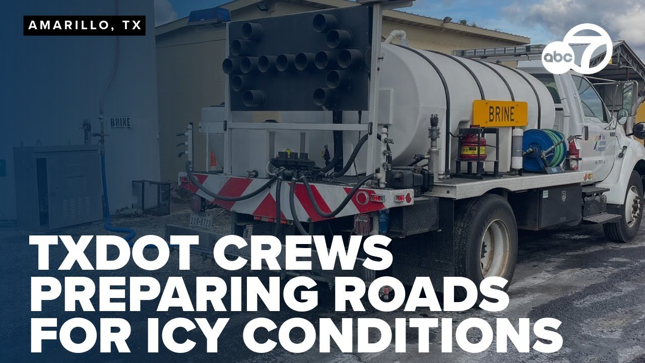 TxDOT crews work tirelessly to keep roads clear amid icy conditions ...