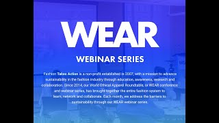 September WEAR Webinar Series - Session 6: Rethinking the Fashion Business Model