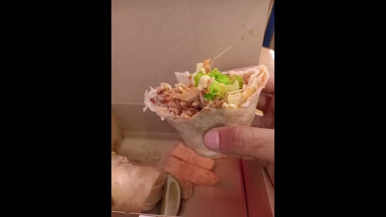 Jackfruit Burrito at Sala Vegan Restaurant at Avenue K