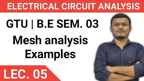 ECA LEC-05 | GTU B.E Sem. 03| Electrical circuit analysis | 3130906 | #ECA #transientacademy #gtu