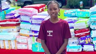 Full Boy Donates 22,000 Diapers to Single Moms Using $ From His Lemonade Stand. www.makeeverydaygreat.com News