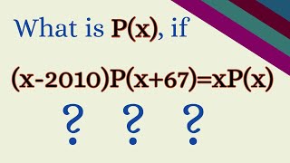 How are 67 and 2010 useful for this polynomial problem?