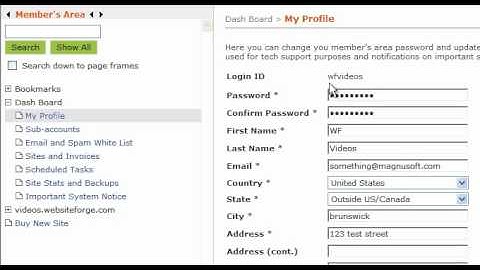 How To Change Administrator Of Site - Website Forge - Ecommerce web sites