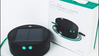 Real life review of Mpowered Luci solar string lights #vanlife #offgrid