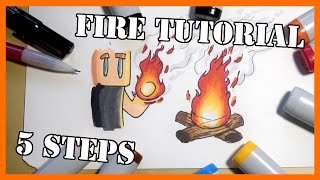 CARTOON FIRE TUTORIAL | 5 STEPS