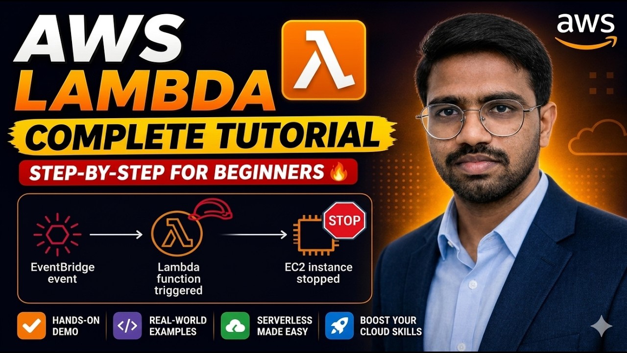 AWS Lambda Complete Tutorial 🔥 | Step-by-Step for Beginners - YouTube