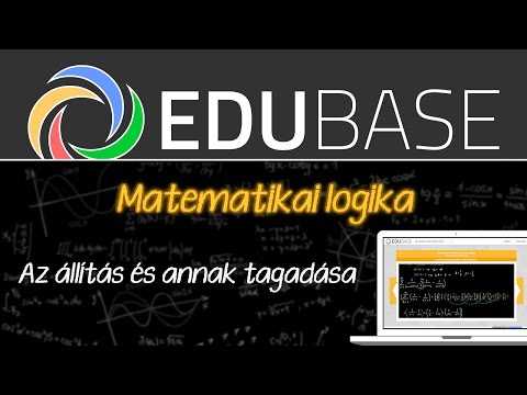 Videó: Hogyan találja meg egy állítás tagadását?