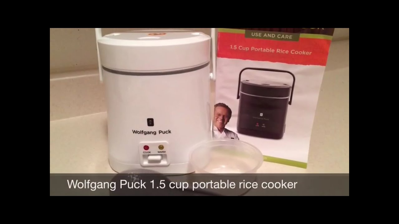 1.5-Cup Portable Mini Rice Cooker (3-Cup Cooked)