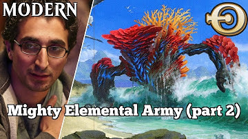 Mighty Elemental Army (part 2) | 4C Elementals | Modern Challenge | MTGO