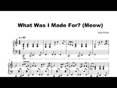 What Was I Made For? (Meow Version) - Billie Eilish