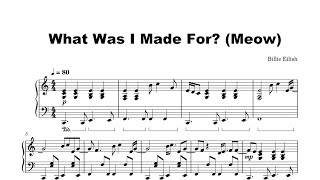 What Was I Made For? (Meow Version) - Billie Eilish