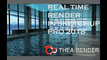 Real Time Rendering In SketchUp with Thea Render