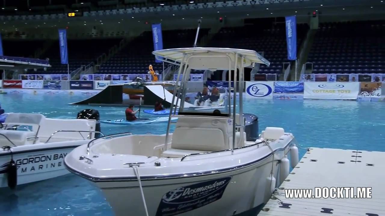 Enjoying the World's Largest Indoor Lake at the 2011 Toronto Boat Show