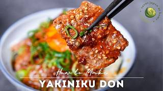 Download lagu 10-Min Beef Yakiniku Don Recipe with Homemade Japanese BBQ Sauce