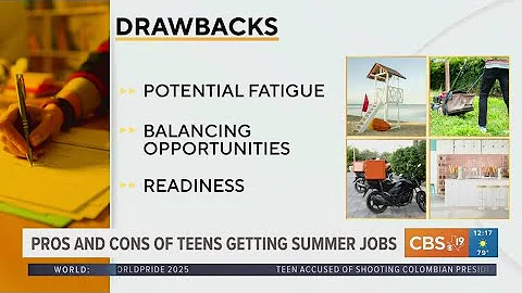 Weighing pros and cons of teens getting summer jobs