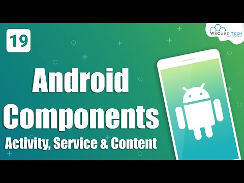 Android Components: Activity, Service & Content Provider [Hindi] #19