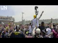 TROPHIESˢᴹ | Behind the Scenes with LeBron James at Cavs' Parade