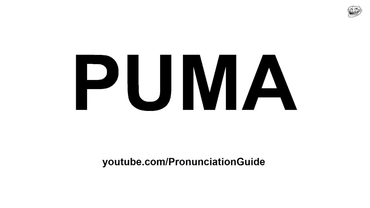 puma pronounce